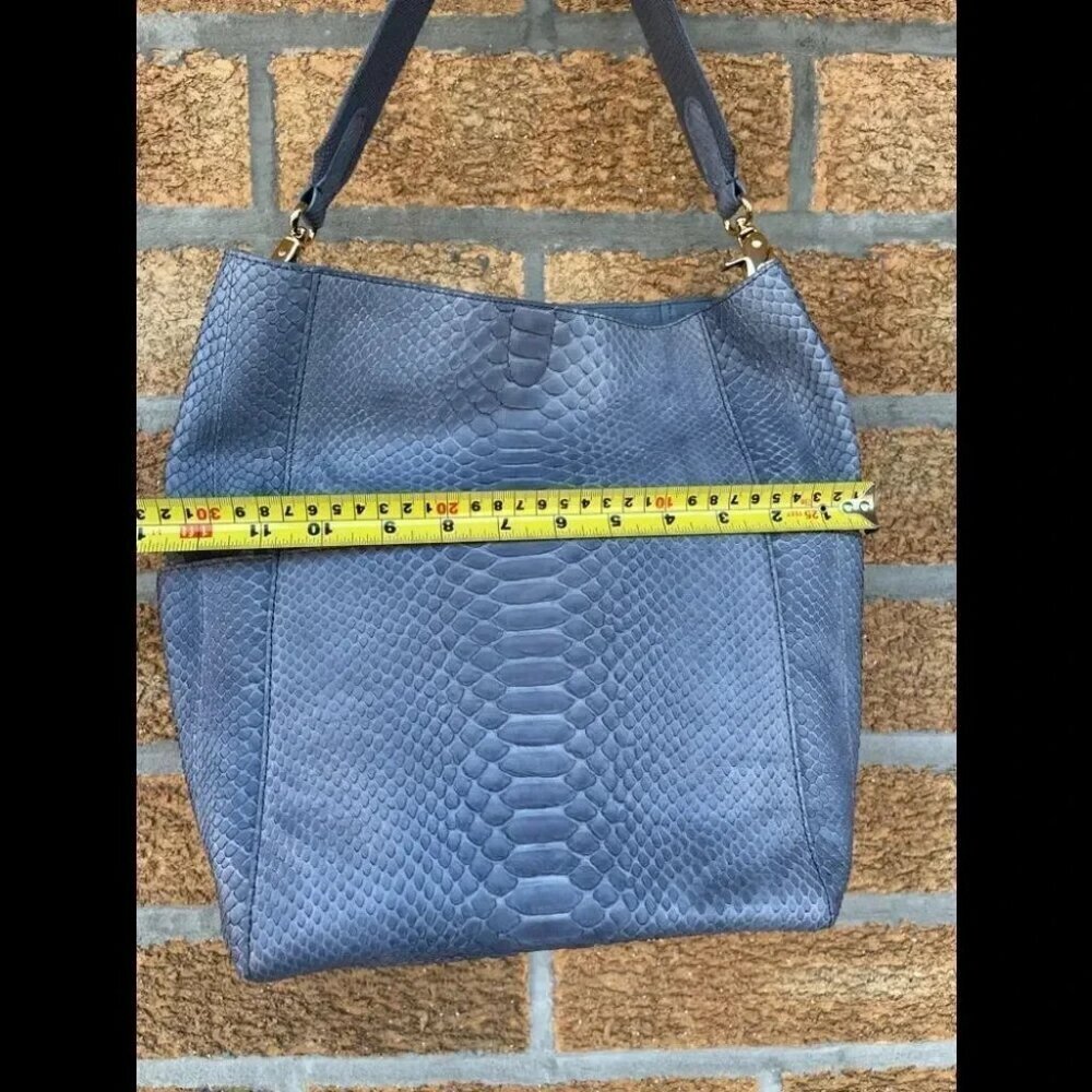 Byron New York Genuine Python LeatherBucketHandbag - Picture 16 of 16